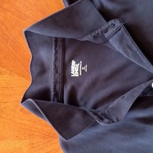 Lands End Mens Long Sleeve Polo